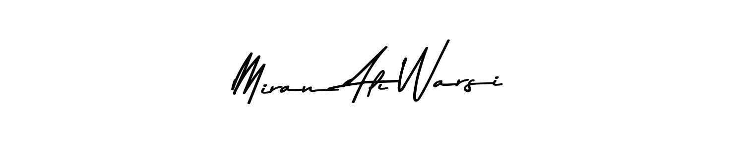 Make a beautiful signature design for name Miran Ali Warsi. Use this online signature maker to create a handwritten signature for free. Miran Ali Warsi signature style 9 images and pictures png