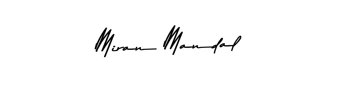 Miran Mandal stylish signature style. Best Handwritten Sign (Asem Kandis PERSONAL USE) for my name. Handwritten Signature Collection Ideas for my name Miran Mandal. Miran Mandal signature style 9 images and pictures png
