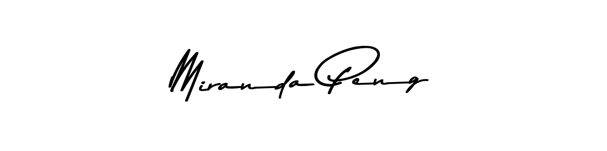 Design your own signature with our free online signature maker. With this signature software, you can create a handwritten (Asem Kandis PERSONAL USE) signature for name Miranda Peng. Miranda Peng signature style 9 images and pictures png