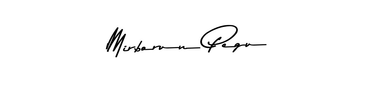 It looks lik you need a new signature style for name Mirborun Pegu. Design unique handwritten (Asem Kandis PERSONAL USE) signature with our free signature maker in just a few clicks. Mirborun Pegu signature style 9 images and pictures png