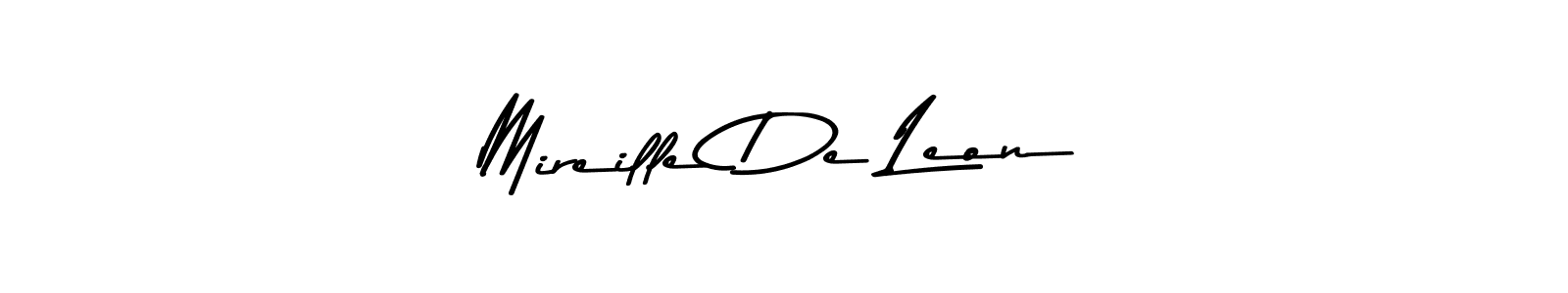 Also You can easily find your signature by using the search form. We will create Mireille De Leon name handwritten signature images for you free of cost using Asem Kandis PERSONAL USE sign style. Mireille De Leon signature style 9 images and pictures png