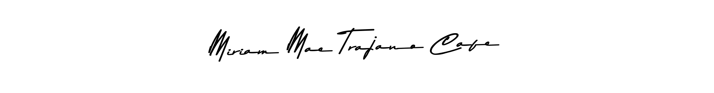 Similarly Asem Kandis PERSONAL USE is the best handwritten signature design. Signature creator online .You can use it as an online autograph creator for name Miriam Mae Trajano Cafe. Miriam Mae Trajano Cafe signature style 9 images and pictures png