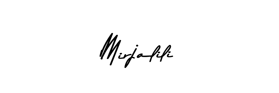 How to make Mirjalili signature? Asem Kandis PERSONAL USE is a professional autograph style. Create handwritten signature for Mirjalili name. Mirjalili signature style 9 images and pictures png