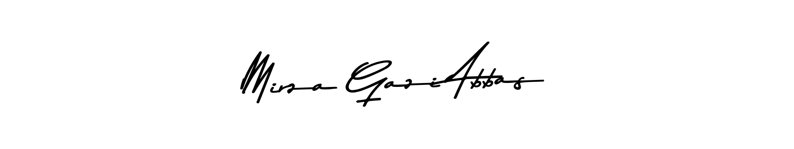 Mirza Gazi Abbas stylish signature style. Best Handwritten Sign (Asem Kandis PERSONAL USE) for my name. Handwritten Signature Collection Ideas for my name Mirza Gazi Abbas. Mirza Gazi Abbas signature style 9 images and pictures png