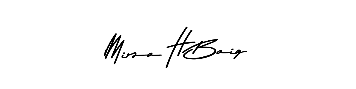 Here are the top 10 professional signature styles for the name Mirza H Baig. These are the best autograph styles you can use for your name. Mirza H Baig signature style 9 images and pictures png