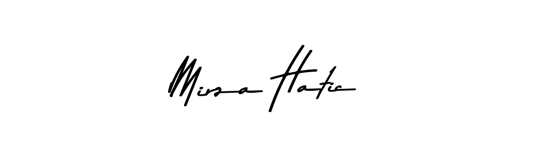 Make a beautiful signature design for name Mirza Hatic. With this signature (Asem Kandis PERSONAL USE) style, you can create a handwritten signature for free. Mirza Hatic signature style 9 images and pictures png