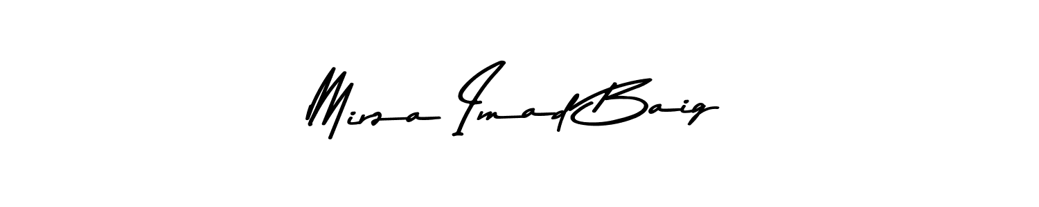 You can use this online signature creator to create a handwritten signature for the name Mirza Imad Baig. This is the best online autograph maker. Mirza Imad Baig signature style 9 images and pictures png