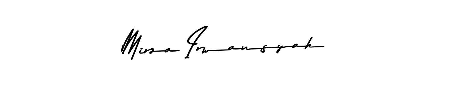 The best way (Asem Kandis PERSONAL USE) to make a short signature is to pick only two or three words in your name. The name Mirza Irwansyah include a total of six letters. For converting this name. Mirza Irwansyah signature style 9 images and pictures png