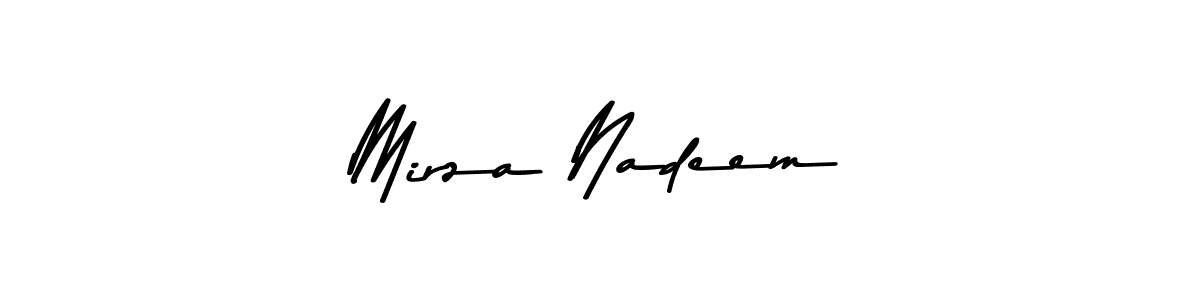 Make a short Mirza Nadeem signature style. Manage your documents anywhere anytime using Asem Kandis PERSONAL USE. Create and add eSignatures, submit forms, share and send files easily. Mirza Nadeem signature style 9 images and pictures png