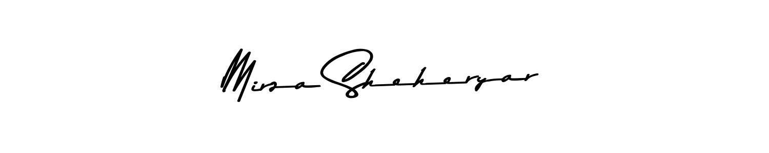 Make a short Mirza Sheheryar signature style. Manage your documents anywhere anytime using Asem Kandis PERSONAL USE. Create and add eSignatures, submit forms, share and send files easily. Mirza Sheheryar signature style 9 images and pictures png