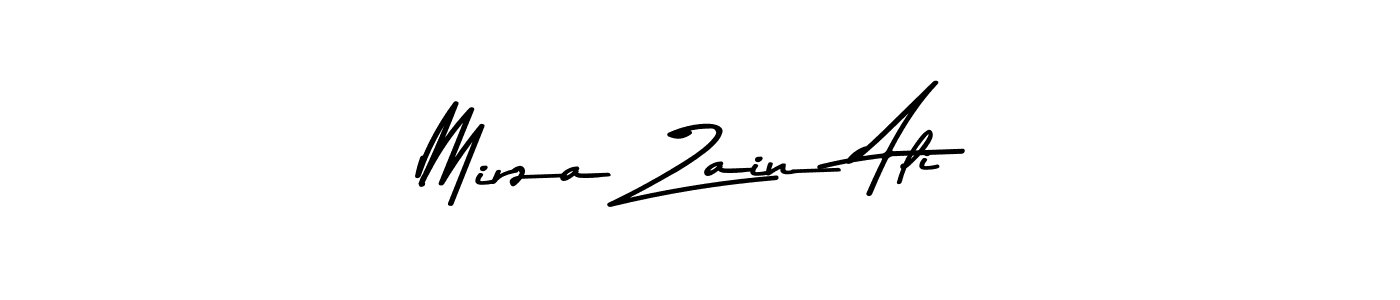 Create a beautiful signature design for name Mirza Zain Ali. With this signature (Asem Kandis PERSONAL USE) fonts, you can make a handwritten signature for free. Mirza Zain Ali signature style 9 images and pictures png