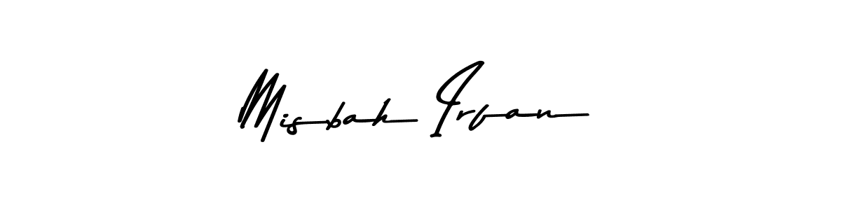 Asem Kandis PERSONAL USE is a professional signature style that is perfect for those who want to add a touch of class to their signature. It is also a great choice for those who want to make their signature more unique. Get Misbah Irfan name to fancy signature for free. Misbah Irfan signature style 9 images and pictures png