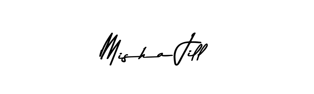Make a beautiful signature design for name Misha Jill. With this signature (Asem Kandis PERSONAL USE) style, you can create a handwritten signature for free. Misha Jill signature style 9 images and pictures png