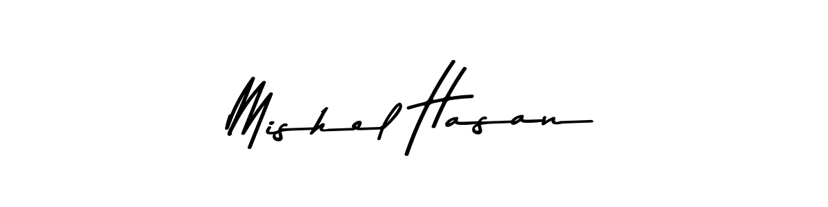 Here are the top 10 professional signature styles for the name Mishel Hasan. These are the best autograph styles you can use for your name. Mishel Hasan signature style 9 images and pictures png