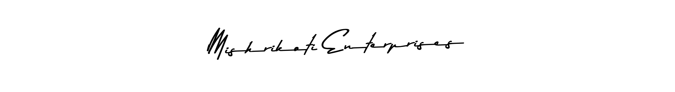 Also You can easily find your signature by using the search form. We will create Mishrikoti Enterprises name handwritten signature images for you free of cost using Asem Kandis PERSONAL USE sign style. Mishrikoti Enterprises signature style 9 images and pictures png