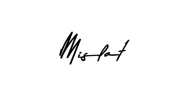 How to make Mislat signature? Asem Kandis PERSONAL USE is a professional autograph style. Create handwritten signature for Mislat name. Mislat signature style 9 images and pictures png