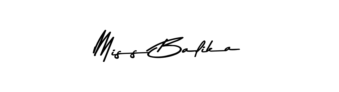 Miss Balika stylish signature style. Best Handwritten Sign (Asem Kandis PERSONAL USE) for my name. Handwritten Signature Collection Ideas for my name Miss Balika. Miss Balika signature style 9 images and pictures png