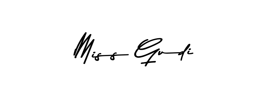 The best way (Asem Kandis PERSONAL USE) to make a short signature is to pick only two or three words in your name. The name Miss Gudi include a total of six letters. For converting this name. Miss Gudi signature style 9 images and pictures png