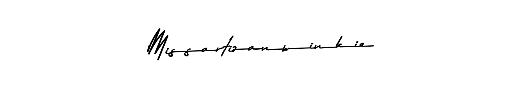 Missartizanwinkie stylish signature style. Best Handwritten Sign (Asem Kandis PERSONAL USE) for my name. Handwritten Signature Collection Ideas for my name Missartizanwinkie. Missartizanwinkie signature style 9 images and pictures png