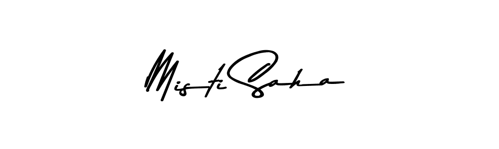 How to make Misti Saha signature? Asem Kandis PERSONAL USE is a professional autograph style. Create handwritten signature for Misti Saha name. Misti Saha signature style 9 images and pictures png