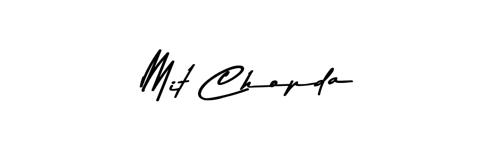 Also we have Mit Chopda name is the best signature style. Create professional handwritten signature collection using Asem Kandis PERSONAL USE autograph style. Mit Chopda signature style 9 images and pictures png