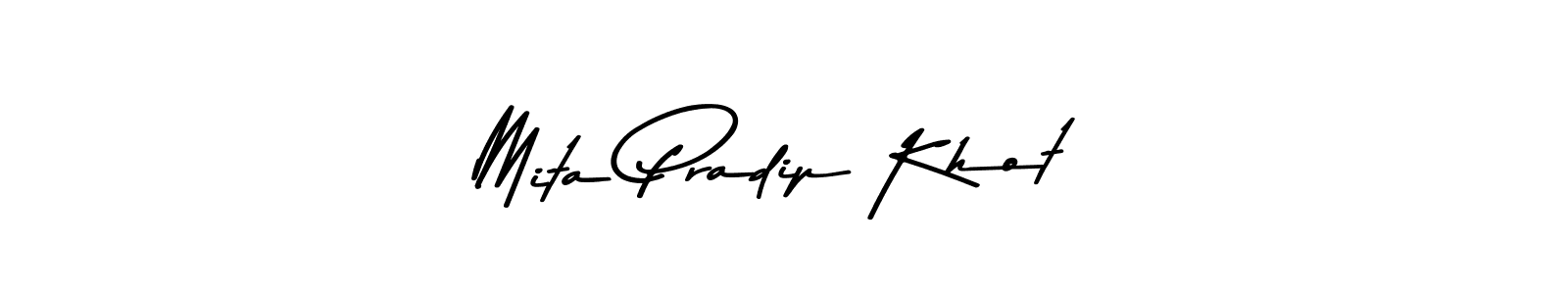 Similarly Asem Kandis PERSONAL USE is the best handwritten signature design. Signature creator online .You can use it as an online autograph creator for name Mita Pradip Khot. Mita Pradip Khot signature style 9 images and pictures png