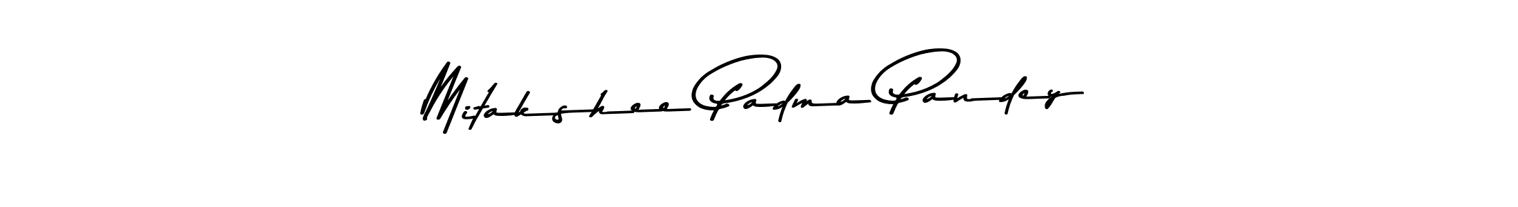 Use a signature maker to create a handwritten signature online. With this signature software, you can design (Asem Kandis PERSONAL USE) your own signature for name Mitakshee Padma Pandey. Mitakshee Padma Pandey signature style 9 images and pictures png