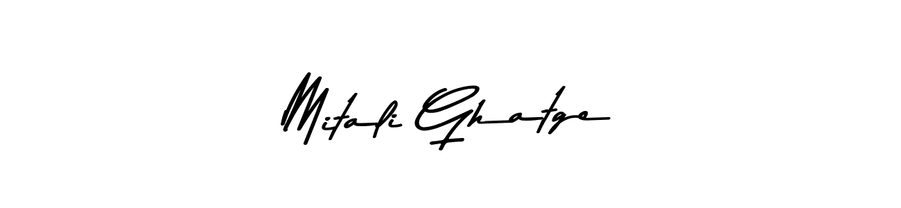 You should practise on your own different ways (Asem Kandis PERSONAL USE) to write your name (Mitali Ghatge) in signature. don't let someone else do it for you. Mitali Ghatge signature style 9 images and pictures png