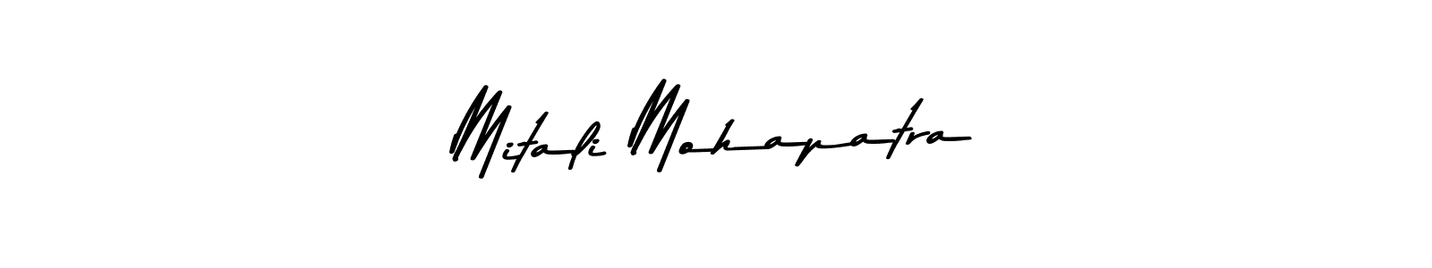 Make a beautiful signature design for name Mitali Mohapatra. With this signature (Asem Kandis PERSONAL USE) style, you can create a handwritten signature for free. Mitali Mohapatra signature style 9 images and pictures png