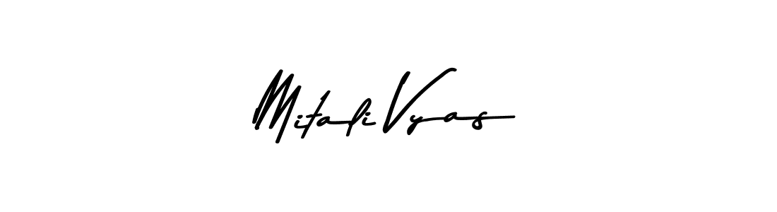 Use a signature maker to create a handwritten signature online. With this signature software, you can design (Asem Kandis PERSONAL USE) your own signature for name Mitali Vyas. Mitali Vyas signature style 9 images and pictures png