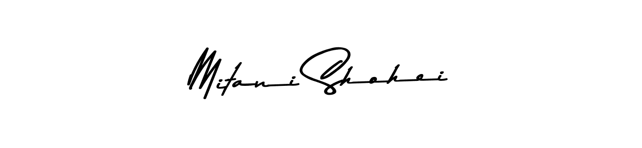 Asem Kandis PERSONAL USE is a professional signature style that is perfect for those who want to add a touch of class to their signature. It is also a great choice for those who want to make their signature more unique. Get Mitani Shohei name to fancy signature for free. Mitani Shohei signature style 9 images and pictures png
