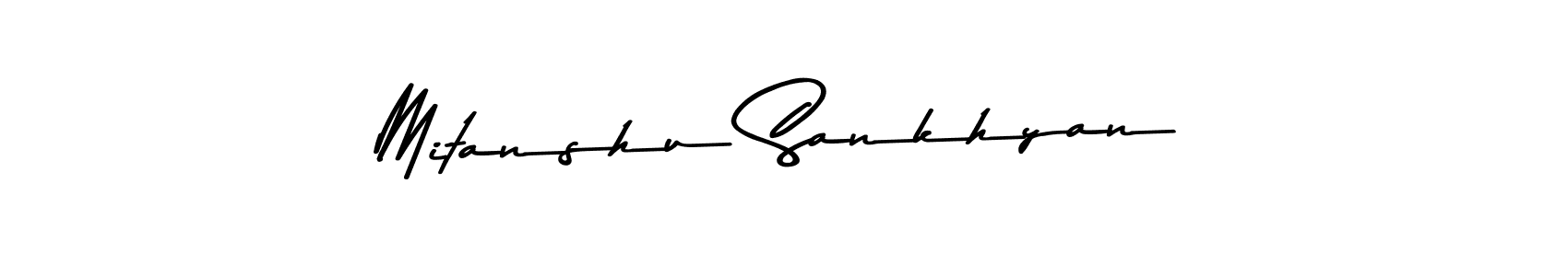 Use a signature maker to create a handwritten signature online. With this signature software, you can design (Asem Kandis PERSONAL USE) your own signature for name Mitanshu Sankhyan. Mitanshu Sankhyan signature style 9 images and pictures png