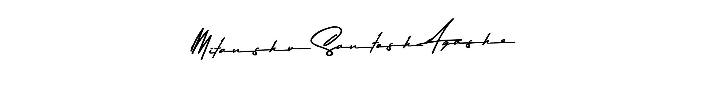 Make a beautiful signature design for name Mitanshu Santosh Agashe. Use this online signature maker to create a handwritten signature for free. Mitanshu Santosh Agashe signature style 9 images and pictures png
