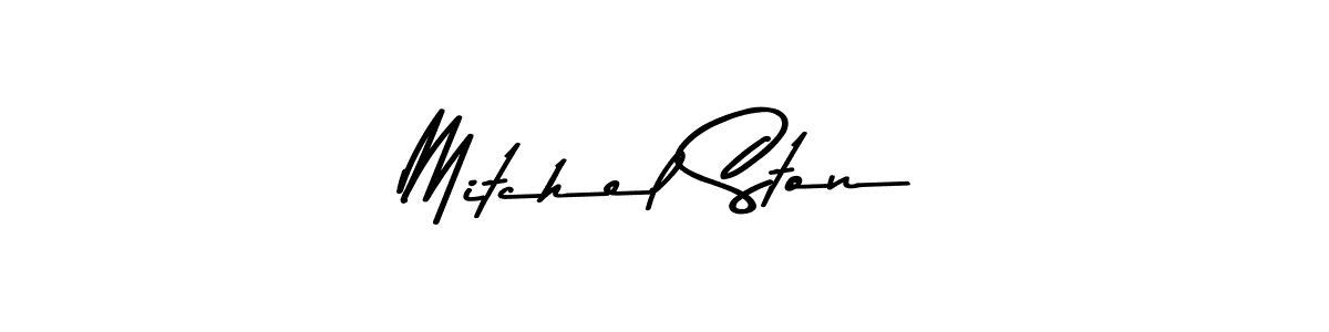 Also we have Mitchel Ston name is the best signature style. Create professional handwritten signature collection using Asem Kandis PERSONAL USE autograph style. Mitchel Ston signature style 9 images and pictures png