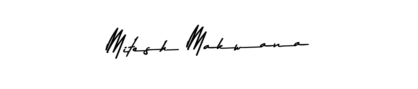 This is the best signature style for the Mitesh Makwana name. Also you like these signature font (Asem Kandis PERSONAL USE). Mix name signature. Mitesh Makwana signature style 9 images and pictures png