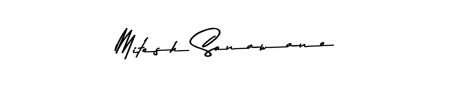 How to make Mitesh Sonawane signature? Asem Kandis PERSONAL USE is a professional autograph style. Create handwritten signature for Mitesh Sonawane name. Mitesh Sonawane signature style 9 images and pictures png