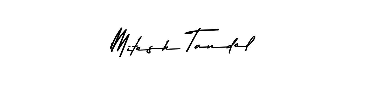 Make a beautiful signature design for name Mitesh Tandel. Use this online signature maker to create a handwritten signature for free. Mitesh Tandel signature style 9 images and pictures png