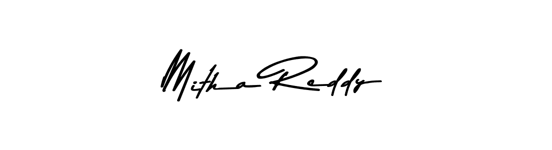 Mitha Reddy stylish signature style. Best Handwritten Sign (Asem Kandis PERSONAL USE) for my name. Handwritten Signature Collection Ideas for my name Mitha Reddy. Mitha Reddy signature style 9 images and pictures png