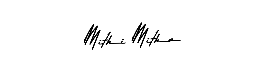 Mithi Mitha stylish signature style. Best Handwritten Sign (Asem Kandis PERSONAL USE) for my name. Handwritten Signature Collection Ideas for my name Mithi Mitha. Mithi Mitha signature style 9 images and pictures png