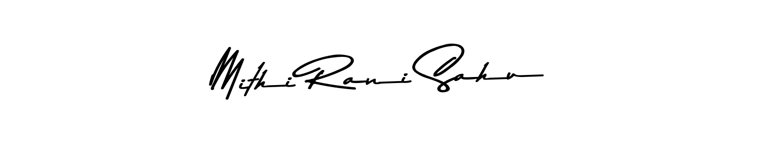 Mithi Rani Sahu stylish signature style. Best Handwritten Sign (Asem Kandis PERSONAL USE) for my name. Handwritten Signature Collection Ideas for my name Mithi Rani Sahu. Mithi Rani Sahu signature style 9 images and pictures png