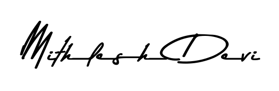 Personalize your online presence with Mithlesh Devi signature rendered in elegant Asem Kandis PERSONAL USE font. Great for website footers and blogs. Mithlesh Devi signature style 9 images and pictures png