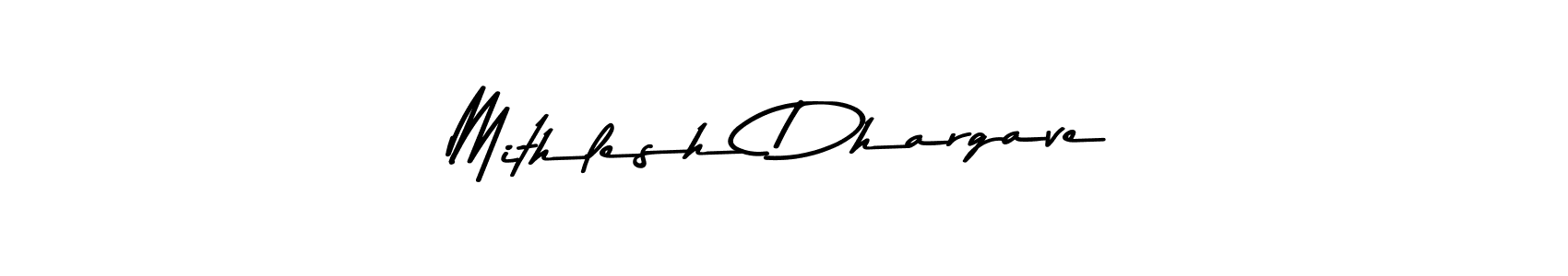 Use a signature maker to create a handwritten signature online. With this signature software, you can design (Asem Kandis PERSONAL USE) your own signature for name Mithlesh Dhargave. Mithlesh Dhargave signature style 9 images and pictures png