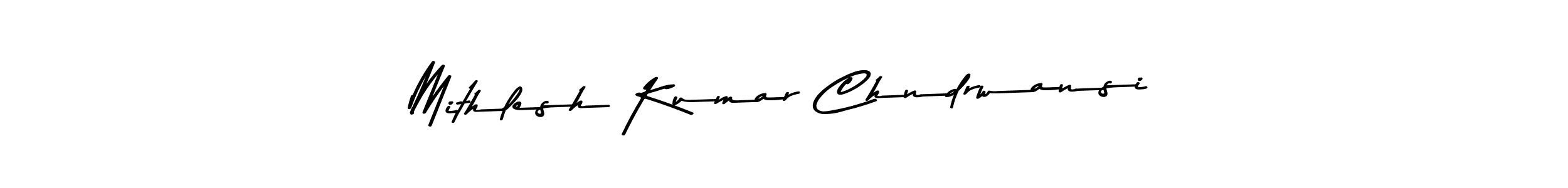 Create a beautiful signature design for name Mithlesh Kumar Chndrwansi. With this signature (Asem Kandis PERSONAL USE) fonts, you can make a handwritten signature for free. Mithlesh Kumar Chndrwansi signature style 9 images and pictures png