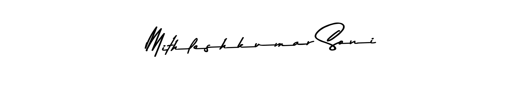 How to Draw Mithleshkumar Soni signature style? Asem Kandis PERSONAL USE is a latest design signature styles for name Mithleshkumar Soni. Mithleshkumar Soni signature style 9 images and pictures png
