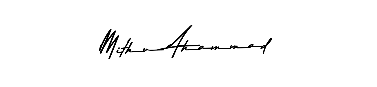 Make a beautiful signature design for name Mithu Ahammad. With this signature (Asem Kandis PERSONAL USE) style, you can create a handwritten signature for free. Mithu Ahammad signature style 9 images and pictures png