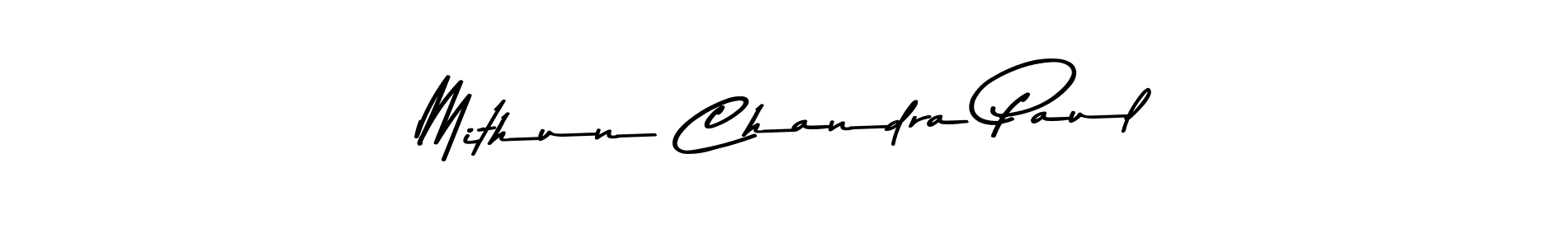 Create a beautiful signature design for name Mithun Chandra Paul. With this signature (Asem Kandis PERSONAL USE) fonts, you can make a handwritten signature for free. Mithun Chandra Paul signature style 9 images and pictures png