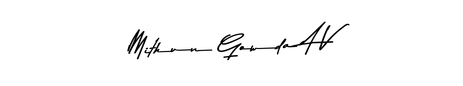 You should practise on your own different ways (Asem Kandis PERSONAL USE) to write your name (Mithun Gowda A V) in signature. don't let someone else do it for you. Mithun Gowda A V signature style 9 images and pictures png