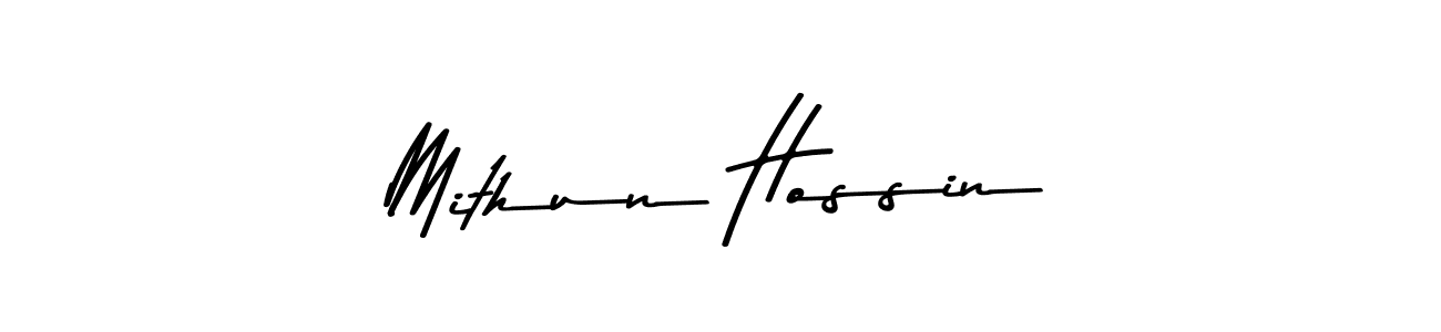 You can use this online signature creator to create a handwritten signature for the name Mithun Hossin. This is the best online autograph maker. Mithun Hossin signature style 9 images and pictures png