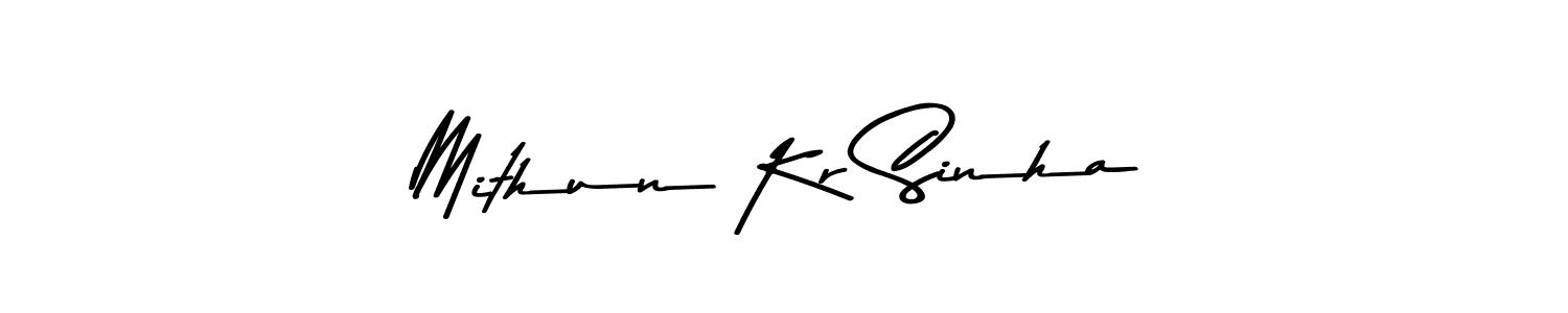 Also we have Mithun Kr Sinha name is the best signature style. Create professional handwritten signature collection using Asem Kandis PERSONAL USE autograph style. Mithun Kr Sinha signature style 9 images and pictures png