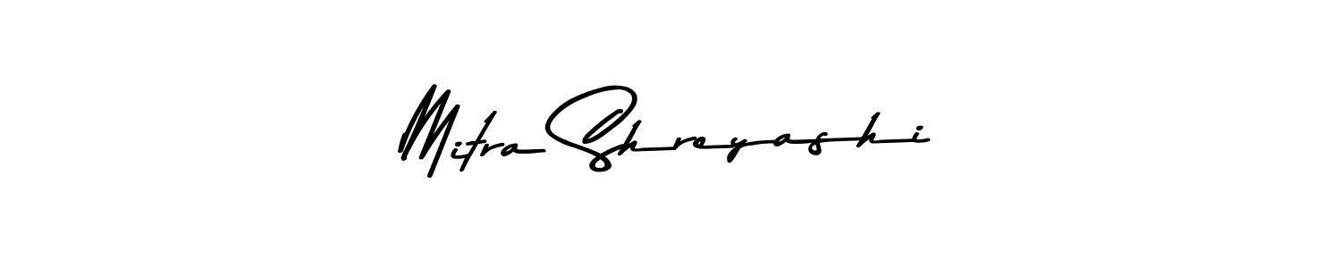 Mitra Shreyashi stylish signature style. Best Handwritten Sign (Asem Kandis PERSONAL USE) for my name. Handwritten Signature Collection Ideas for my name Mitra Shreyashi. Mitra Shreyashi signature style 9 images and pictures png